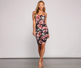 Romantic Beauty Floral Midi Dresses